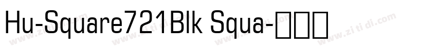 Hu-Square721Blk Squa字体转换